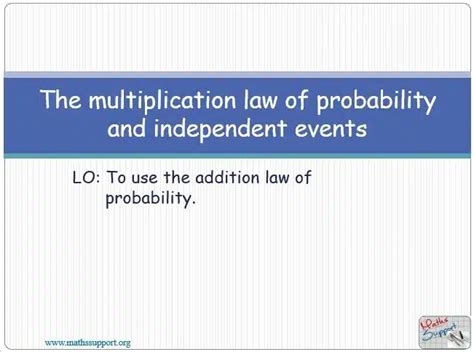Probability Multiplication Law Lectures AFC 的图像结果