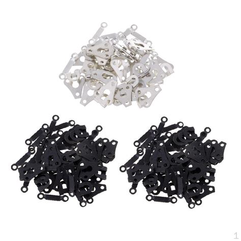 60 Pcs Copper Hook and Eye Closures Fastener for Trouser Jeans Dress ...