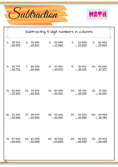 Image result for Math Tutorial for Grade 4 Subtraction