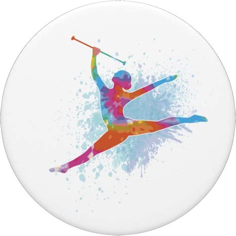 Buy Awesome gymnastics - dance baton twirling majorette PopSockets ...