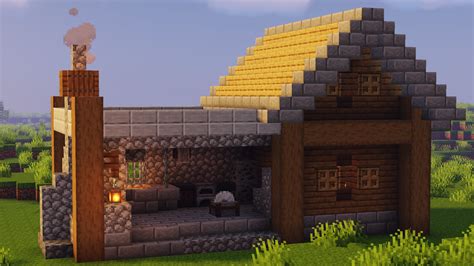 Minecraft Villager Blacksmith House