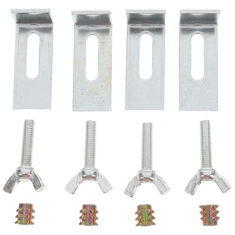 Hemoton 4pcs Undermount Sink Brackets Bathroom Basin Mounting Kit Heavy ...