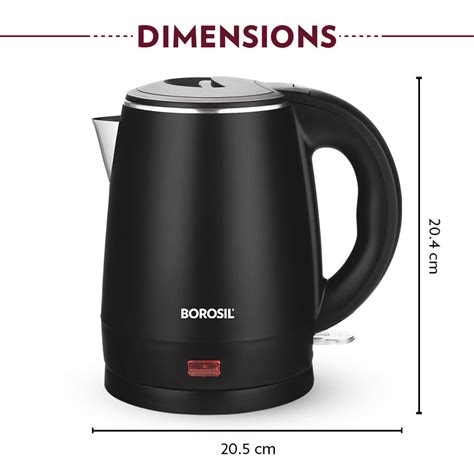 Buy Cooltouch Kettle, 1.2 L 1200 W at Best Price Online in India - Borosil