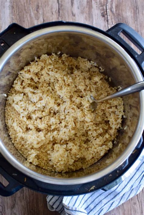 Instant Pot Short Grain Brown Rice • The Incredible Bulks