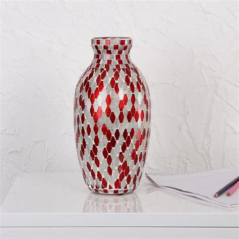 Buy Galaxy Adrian Mosaic Futura Vase from Home Centre at just INR 1399.0