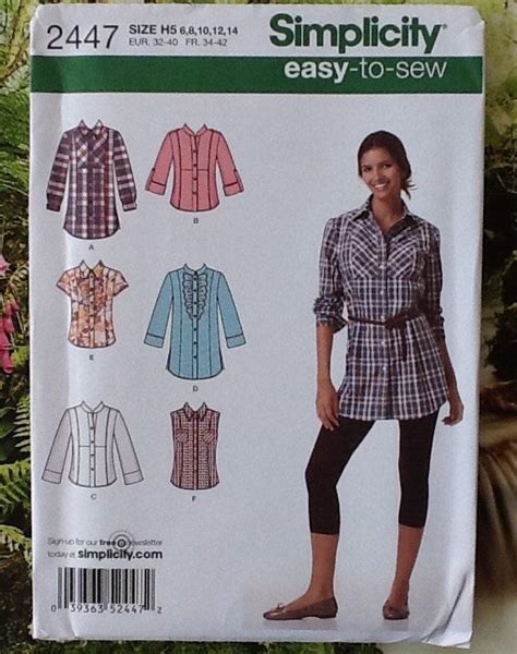 Simplicity Shirt Sewing Tutorial 的图像结果