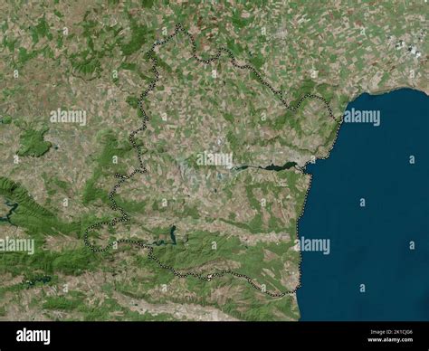 Varna, province of Bulgaria. High resolution satellite map Stock Photo - Alamy