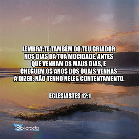 Eclesiastes 12 1 Explicação - RETOEDU
