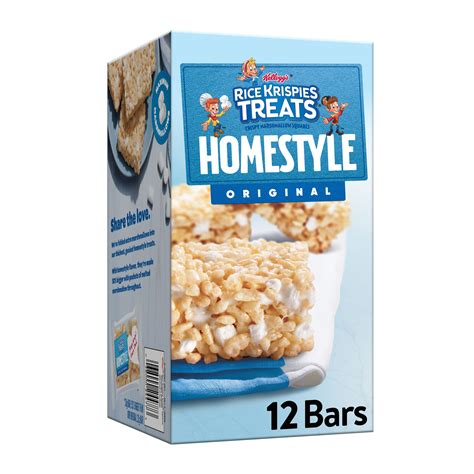 Buy Kellogg's Rice Krispies Treats Homestyle Marshmallow Snack Bars ...