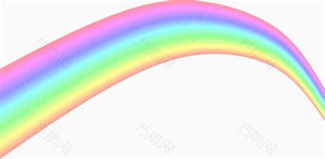 彩虹png元素素材图片下载-万素网