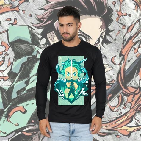 Men's Tanjiro Round Neck Full Sleeve – OG SENSEI