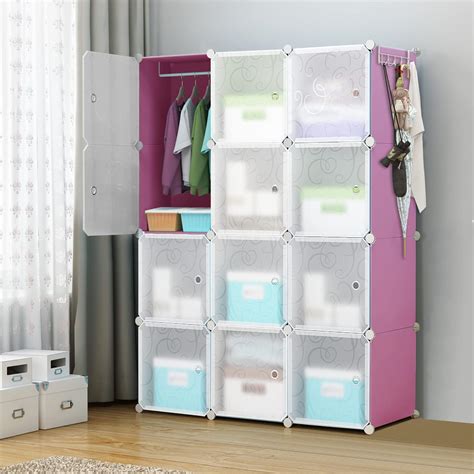 Keshav International 12 Door Plastic Sheet Wardrobe Storage Rack ...