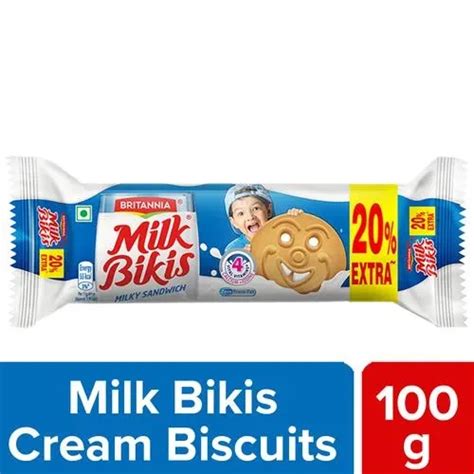 Britannia Milk Bikis - Milk Cream Biscuits