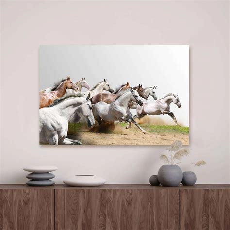 Running Horses Canvas | ART 073 – Shaakh