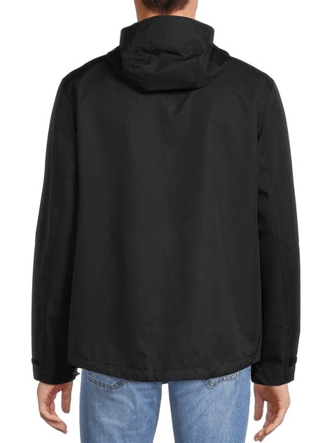 Buy Swiss Tech Men's Water Repellent Rain Jacket with Hood Online at ...