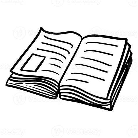 Book line art 21351025 PNG