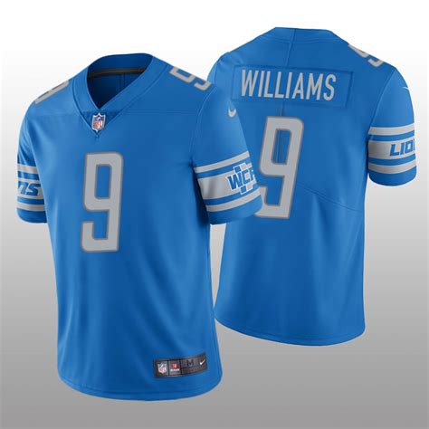 Detroit Lions Jameson Williams Light Blue Jersey Vapor Limited – Men’s ...
