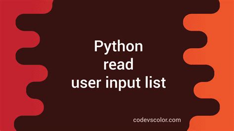Image result for Create List in Python Using User Input