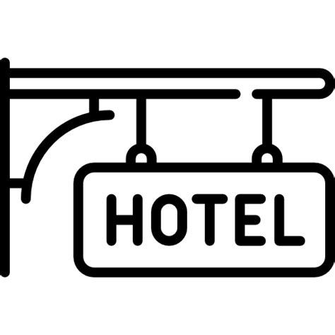 호텔 - 무료 표지판개 아이콘
