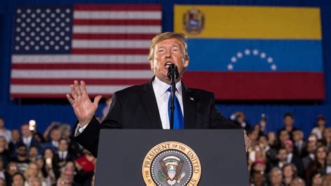 Trump reitera, falsamente, que la delincuencia en Venezuela bajó porque ...