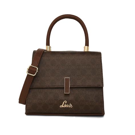 Buy Lavie Women's Monoprint Gypsy Flap Satchel Bag | Ladies Purse ...