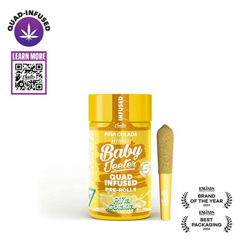 Baby Jeeter | Quad-Infused - Piña Colada - URB CANNABIS - NEW BUFFALO ...
