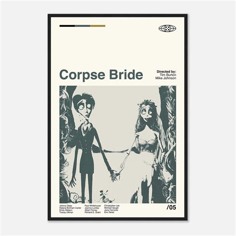 Image result for Tim Burton Corpse Bride Poster