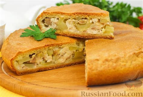 Рецепт: Курник с картошкой на RussianFood.com