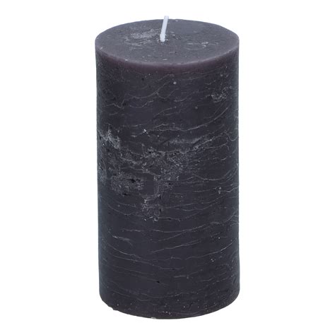 Kerze 7 x 13 cm schwarz | Online Shop Gonser - Sicher & Günstig einkaufen