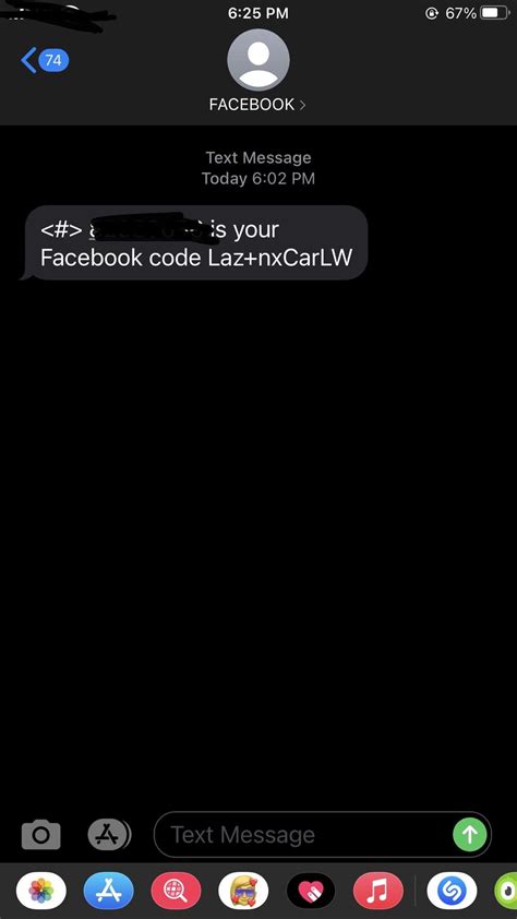 Image result for Facebook SMS 5 Digit Code