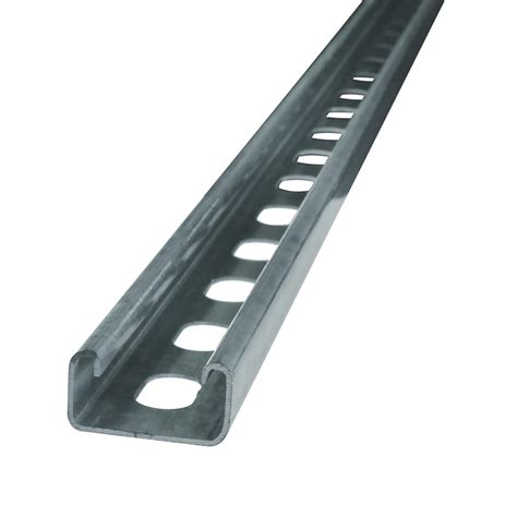 Riel unistrut de perfil bajo medida: 1 -1/2 x 3/4 x 10 pies | Implosa