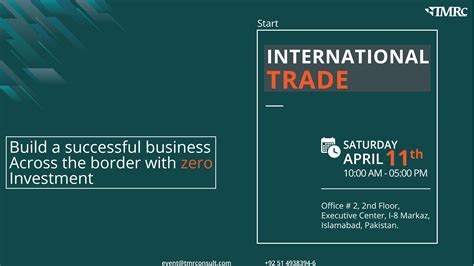 Importance of International Trade - Training - TMRC