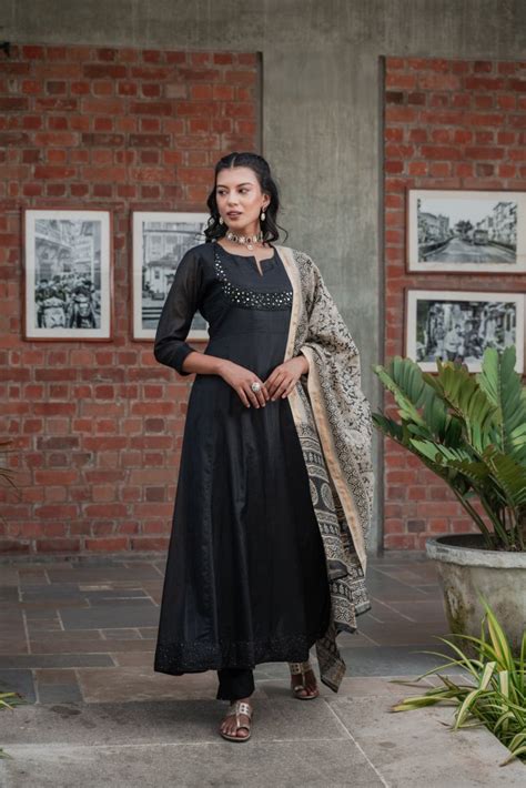 PAYAL Modal Chanderi Kalidar Suit Set