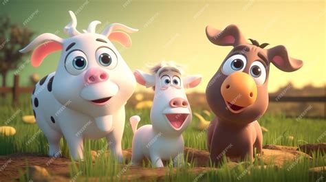 Los animales de la granja están en una escena de la película la granja ...