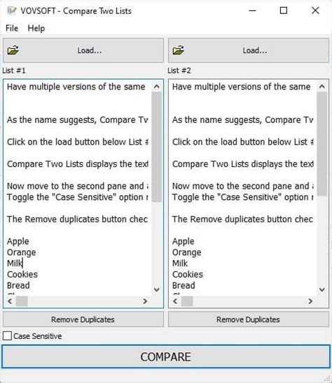 Image result for Comparing Two Lists