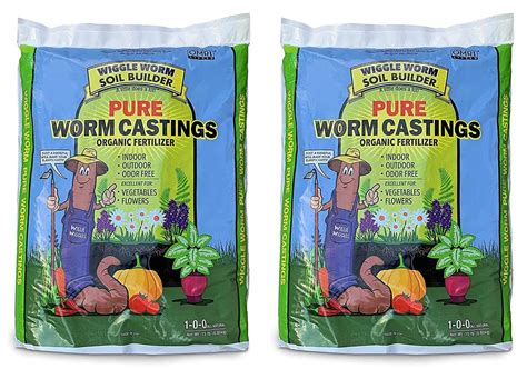 Buy 100% Pure Worm Castings, 15-Pounds (2 Pack) - Fertilizer for Houses ...