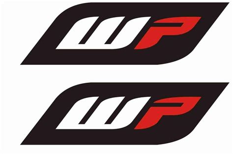 WP Sticker (Pack of 2) Decals for All Bike Forks, Stumps, Suspension ...
