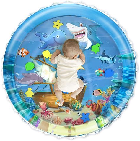 ZIVIK Infant Toy Gift Activity Play Mat,Baby Infant Toddlers Inflatable ...