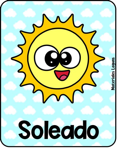 #ESTADOS DEL TIEMPO #SOLEADO | Tiempo preescolar, Decoración de ...