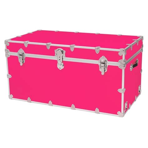 Rhino Trunk and Case 76-Gallon (s) Neon Pink Storage Trunk in the ...