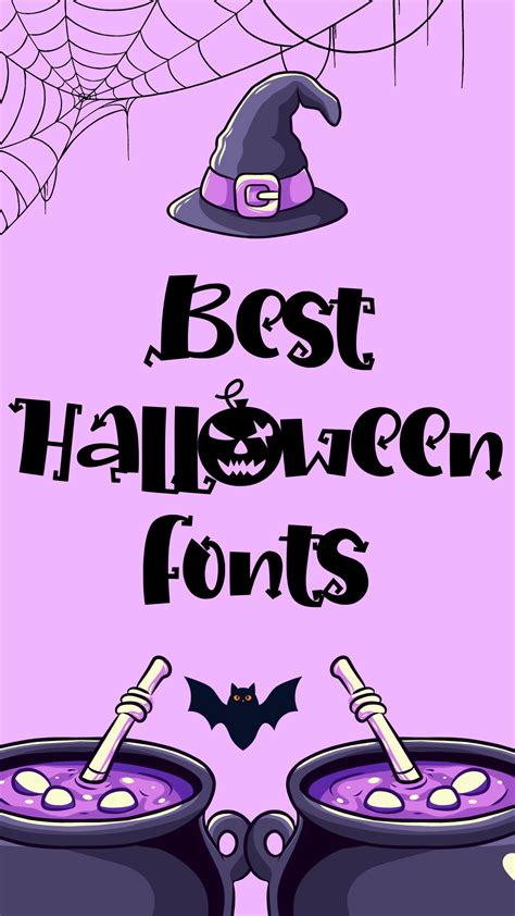 Spooky Halloween Fonts: Creepy and Cute | Best font for halloween cards ...
