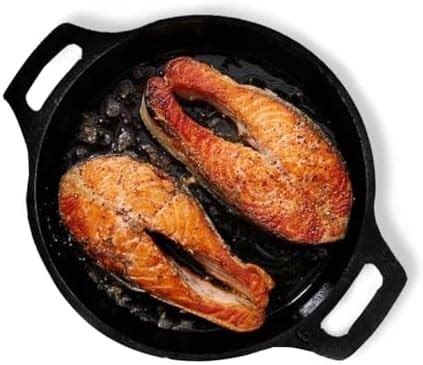 Buy The Indus Valley Preseasoned Cast Iron Fish Fry Pan With Double ...