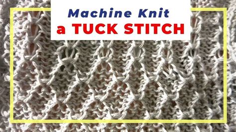 Image result for Knitting Machine Tuck Stitch Patterns