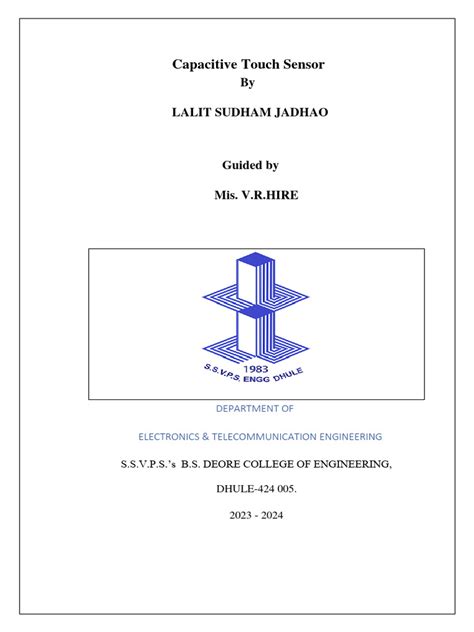 Image result for Touch Sensor Project Model