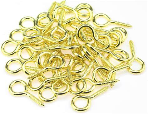 National Hardware N119-289 V2015 Screw Eyes - Solid Brass in Solid ...