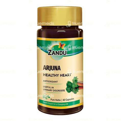 Zandu Arjuna Capsule 60 - Uses, Side Effects, Dosage, Price | Truemeds