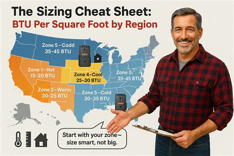 The Sizing Cheat Sheet: BTU Per Square Foot by Region