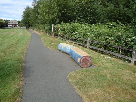 Matthew's Washington Trip: Fallen Logs-Friendly Grove Park, Olympia, WA