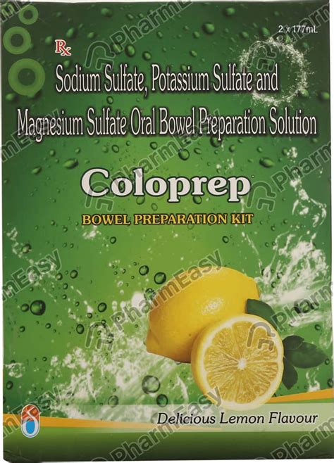 Buy Coloprep Kit Delicious Lemon Flavour Box Of 177ml Oral Solution ...