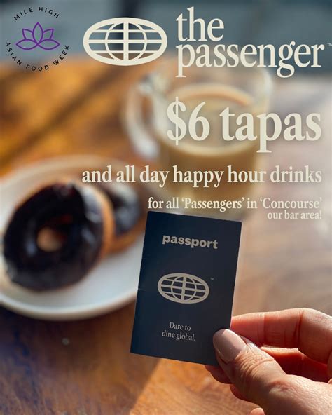Mile High Asian Food Week @ The Passenger Restaurant | Downtown ...